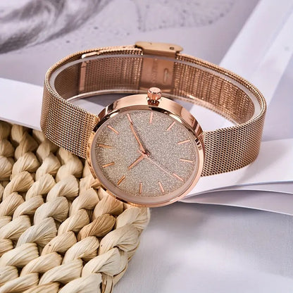 Women's Shiny Quartz Watch