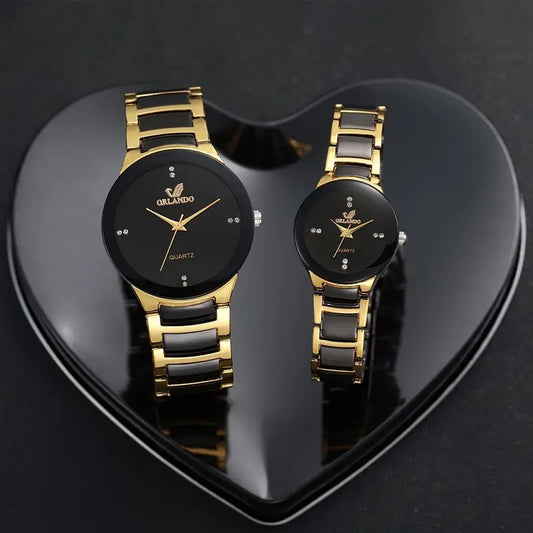 Quartz Couple's Watch Set