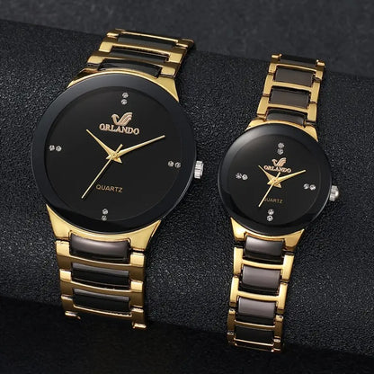 Quartz Couple's Watch Set